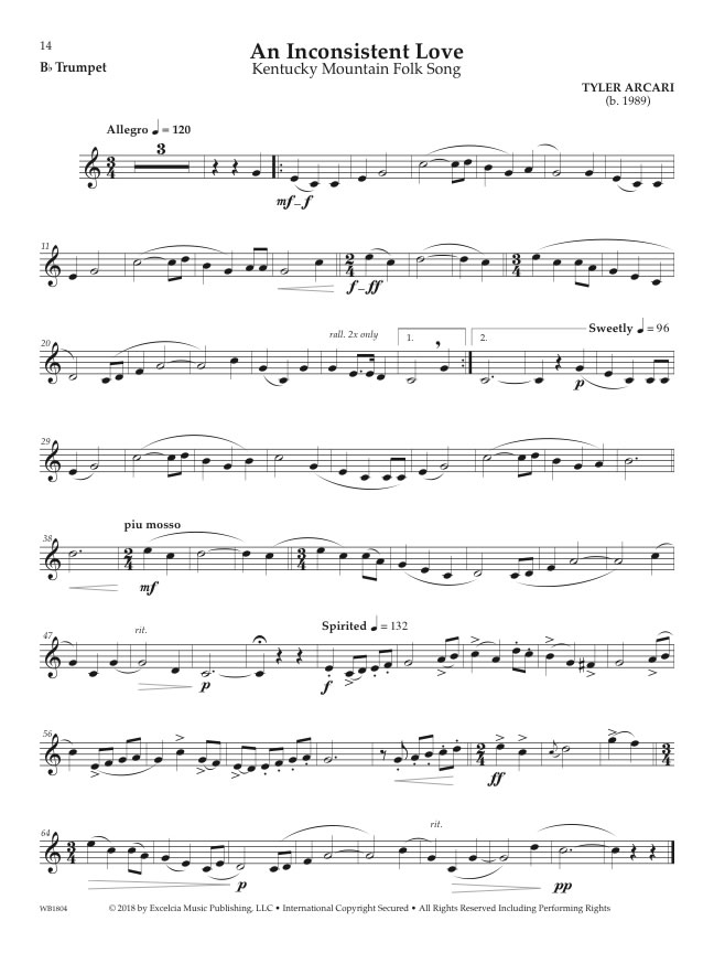 Accessible Solo Repertoire for Bb Trumpet