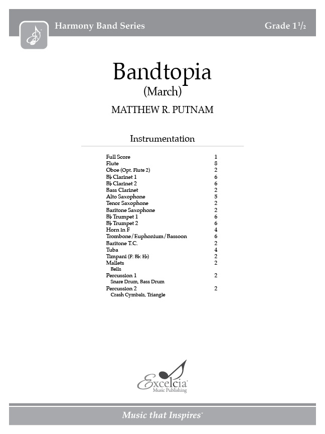 Bandtopia – Full Score – Excelcia Music Publishing