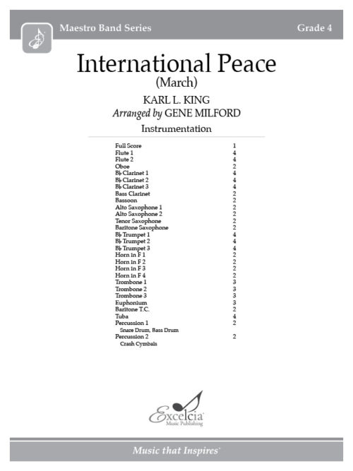 International Peace - Full Score