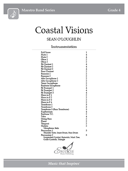 Coastal Visions - Full Score