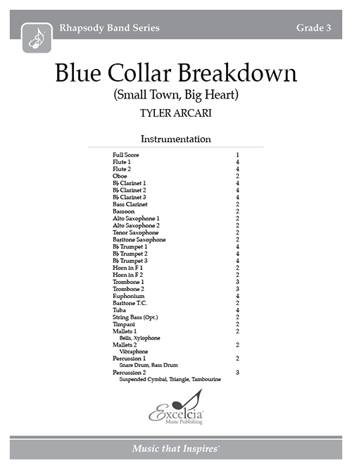 Blue Collar Breakdown - Full Score