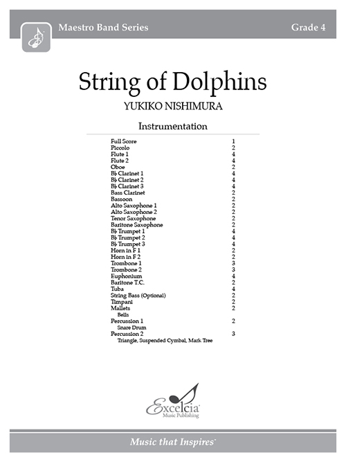 String of Dolphins - Full Score