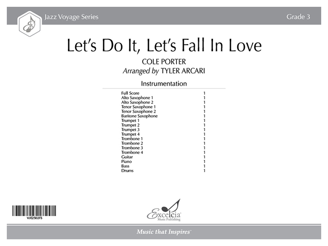 Let's Do It, Let's Fall In Love (Score)