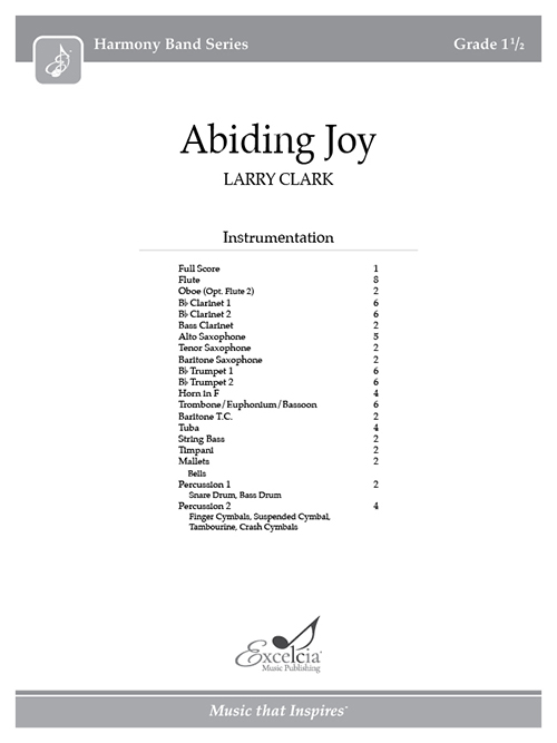 Abiding Joy - Full Score