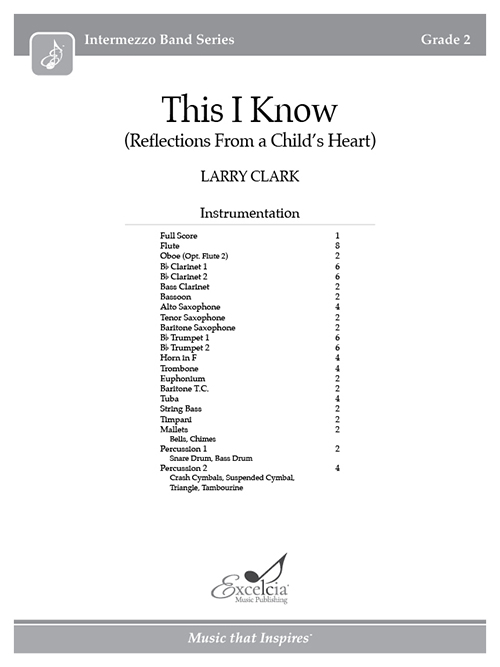This I Know - Full Score