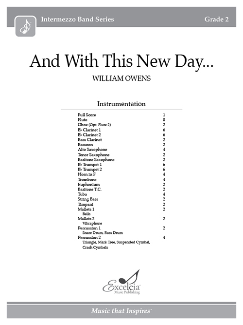 And With This New Day... - Full Score