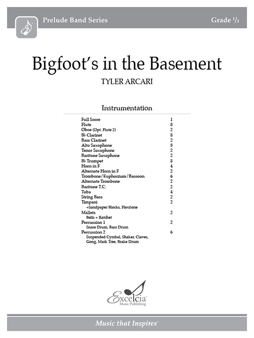 Bigfoot's in the Basement - Full Score