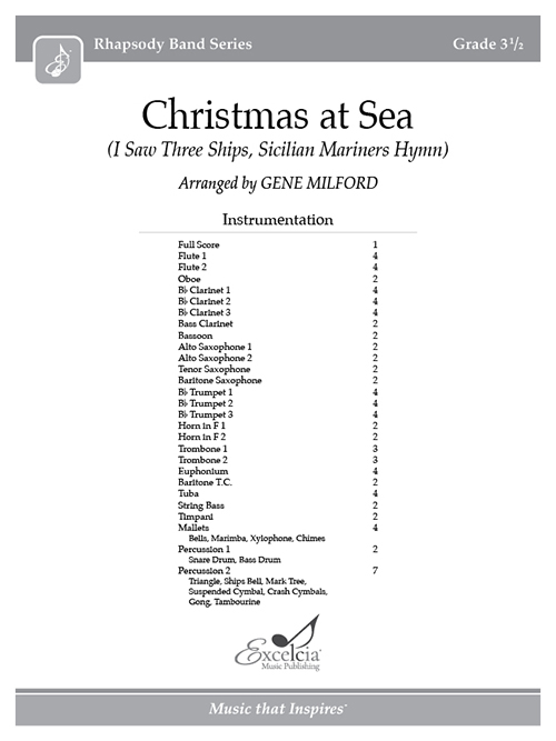 Christmas at Sea - Full Score