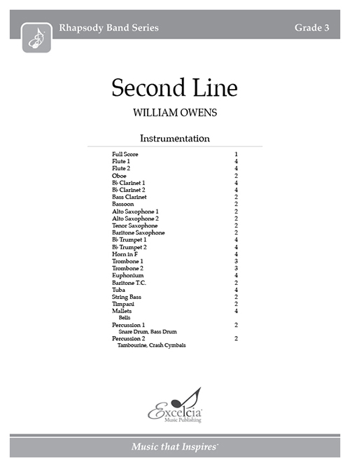 Second Line - Full Score